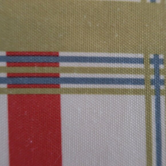 Excellent Large Plaid Food Network Farmhouse Tablecloth 60" x 84" - Picture 4 of 5